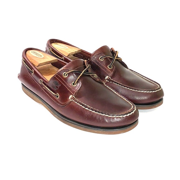 timberland brown loafers